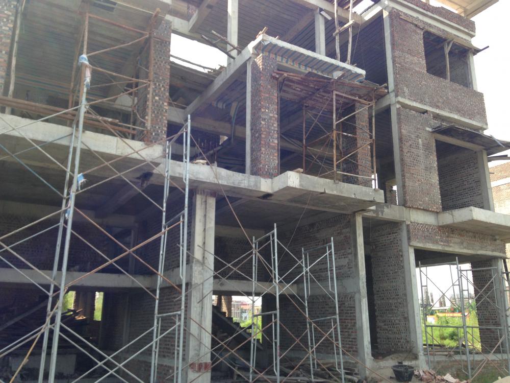 Khu BT5 đang thi công phần thô các căn biệt thự