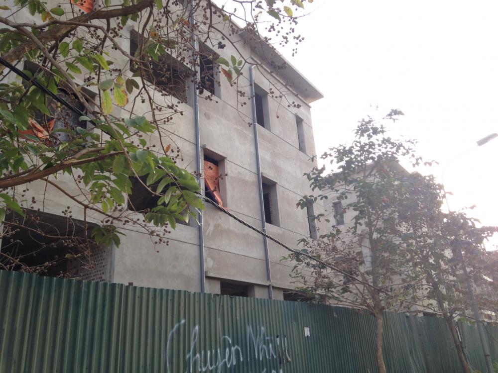 Khu BT1, BT2 vẫn đang trong quá trình hoàn thiện