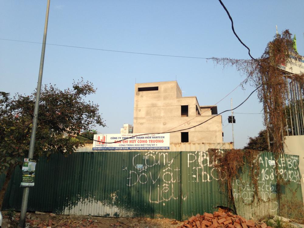 Khu BT1, BT2 vẫn đang trong quá trình hoàn thiện