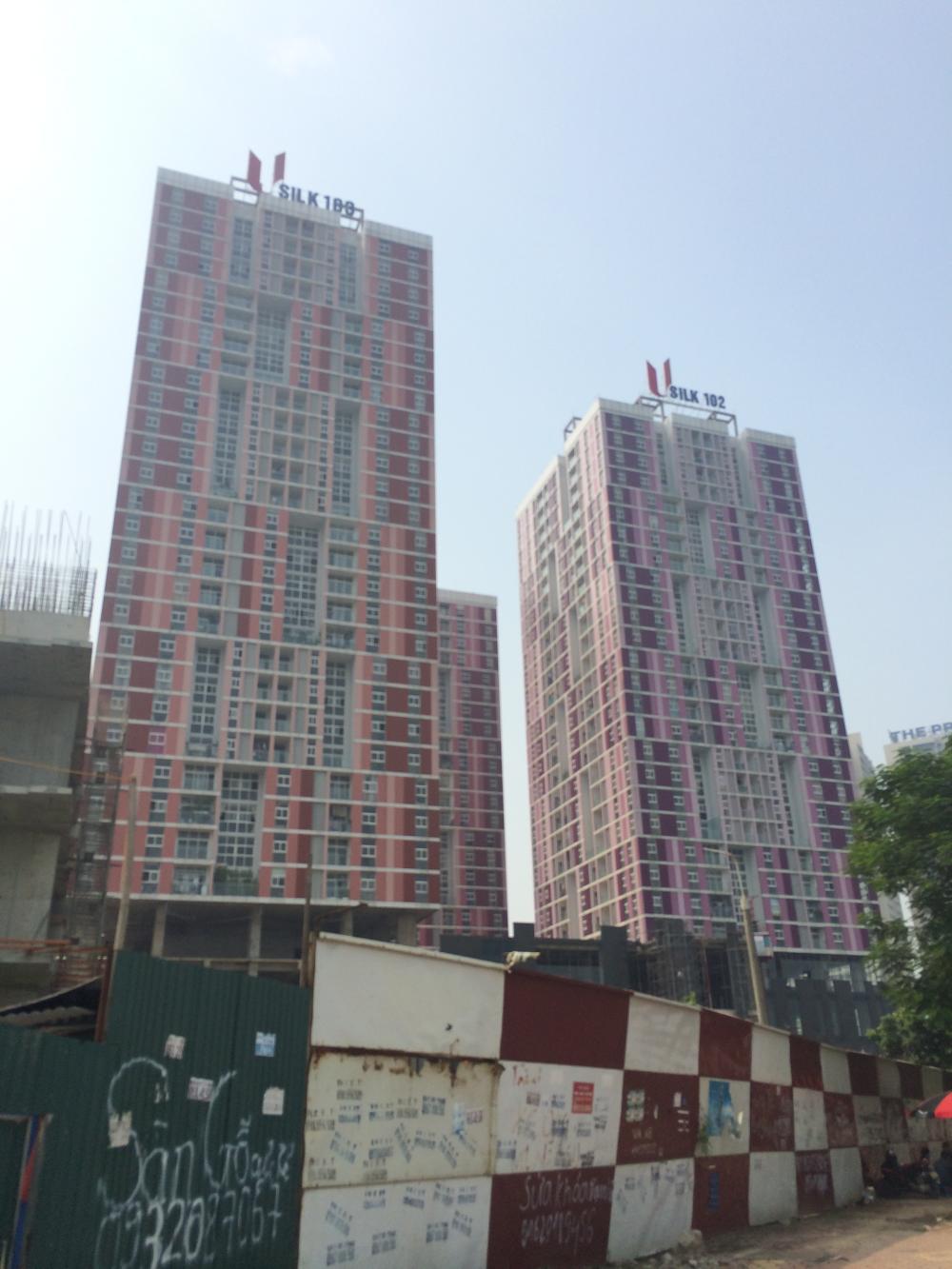 Dự án đang hoàn thiện mặt ngoài để chuẩn bị bàn giao