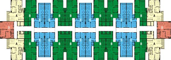 Mặt bằng tầng điển hình