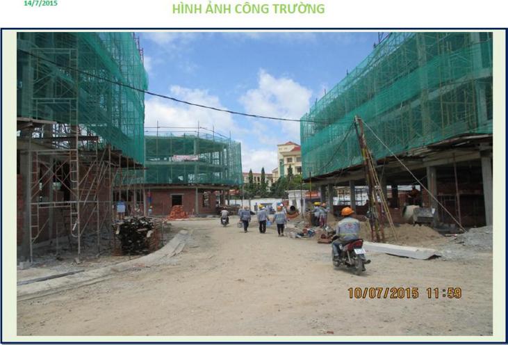 Đang thi công phần thân