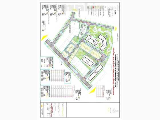 Mặt bằng phân lô dự án