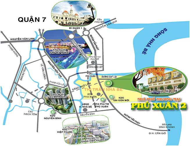 Nhà phố thương mại Phú Xuân 2