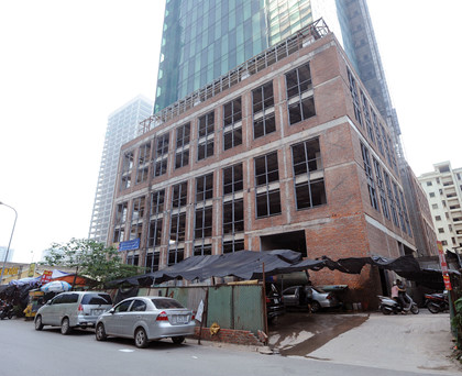 Dự án đã hoàn thiện một số hạng mục