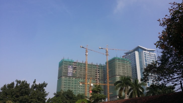 Hoàn thành đổ xong bê tông sàn 23 Tháp A và 23 tháp B