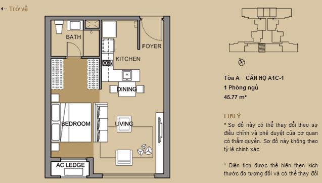 Thiết kế căn hộ A1C-1