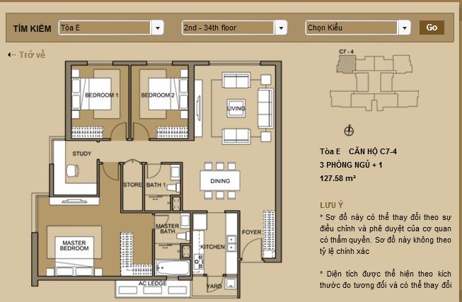 Thiết kế căn hộ C7-4