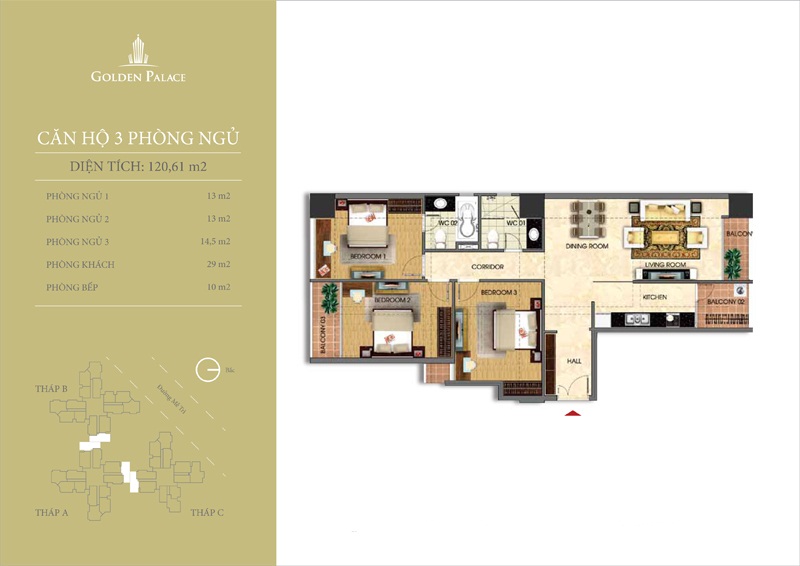 Thiết kế căn hộ B3