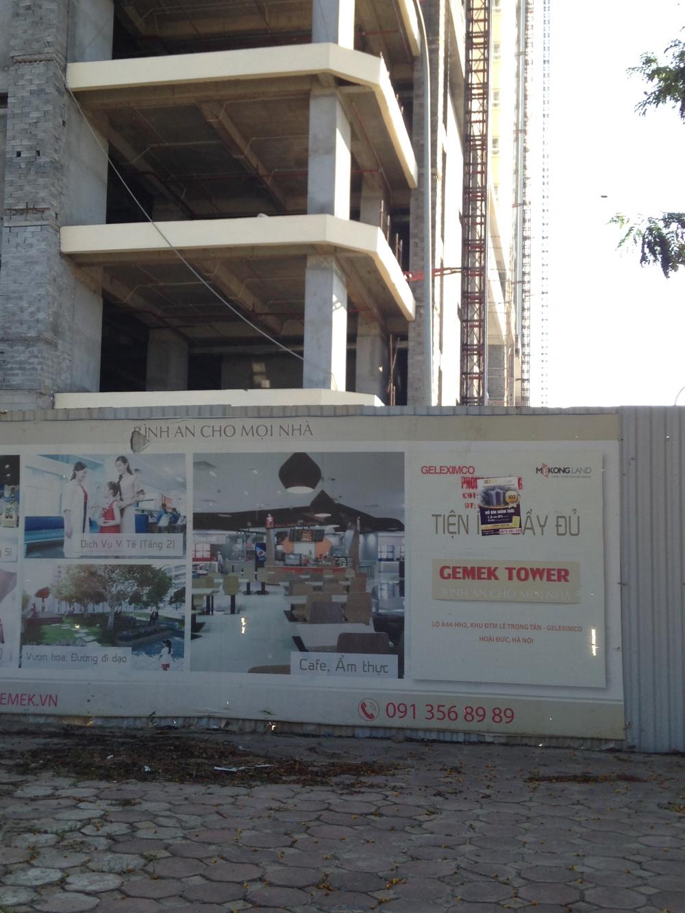 Dự án đã xây xong phần thô, đang hoàn thiện mặt ngoài