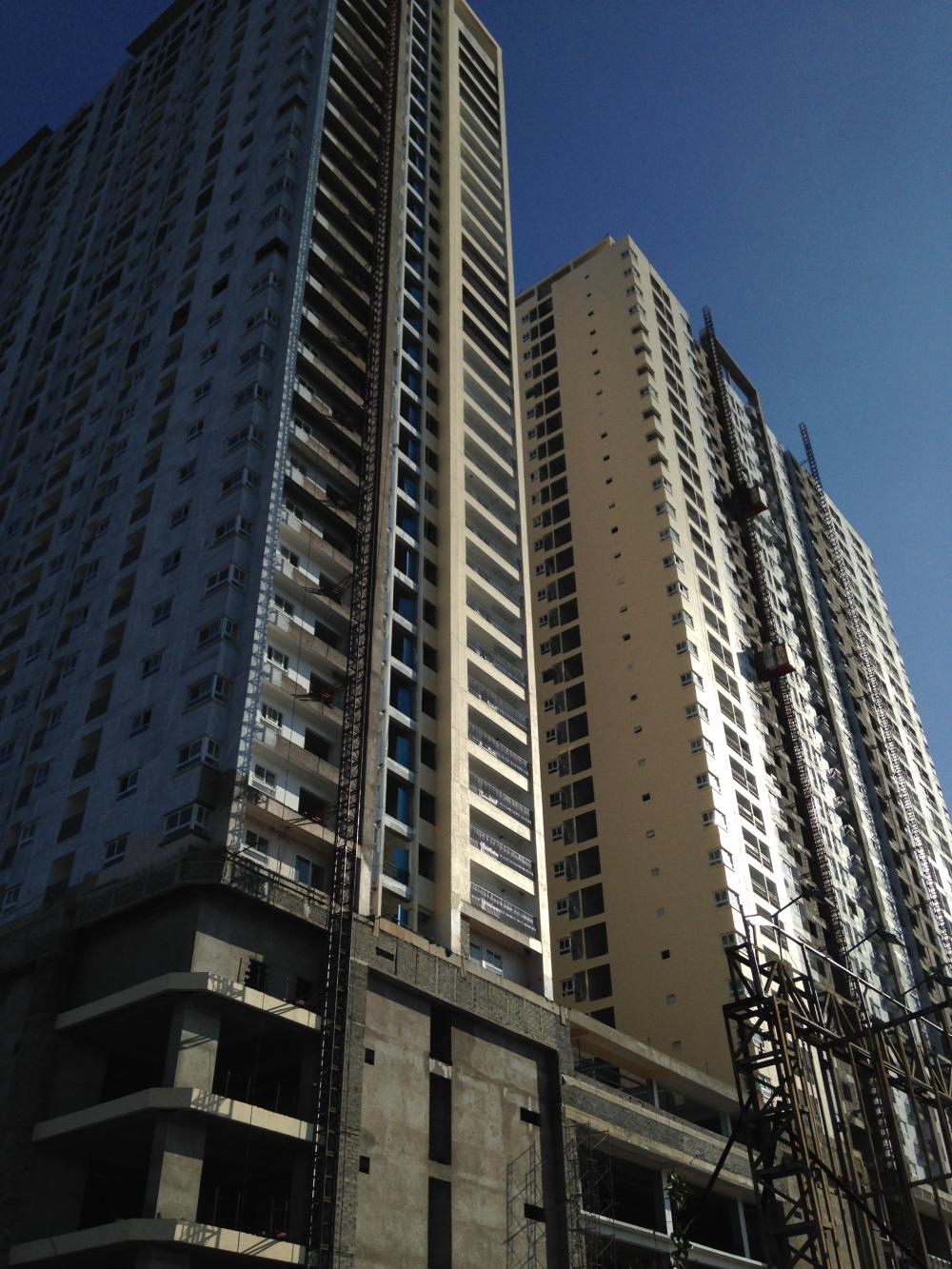 Dự án đã xây xong phần thô, đang hoàn thiện mặt ngoài