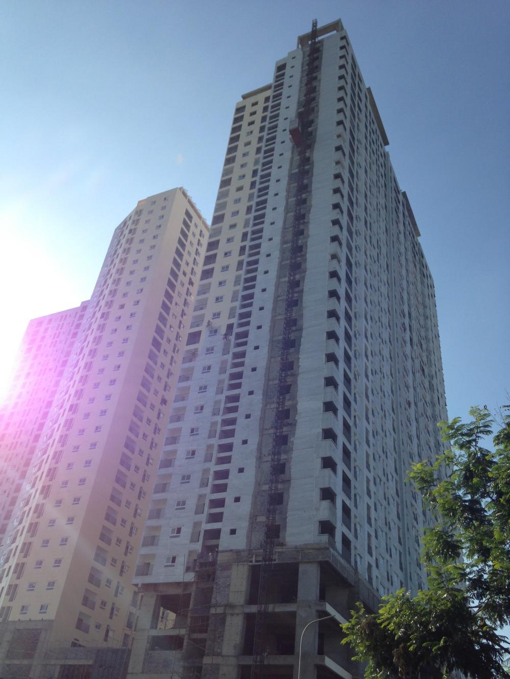 Dự án đã xây xong phần thô, đang hoàn thiện mặt ngoài