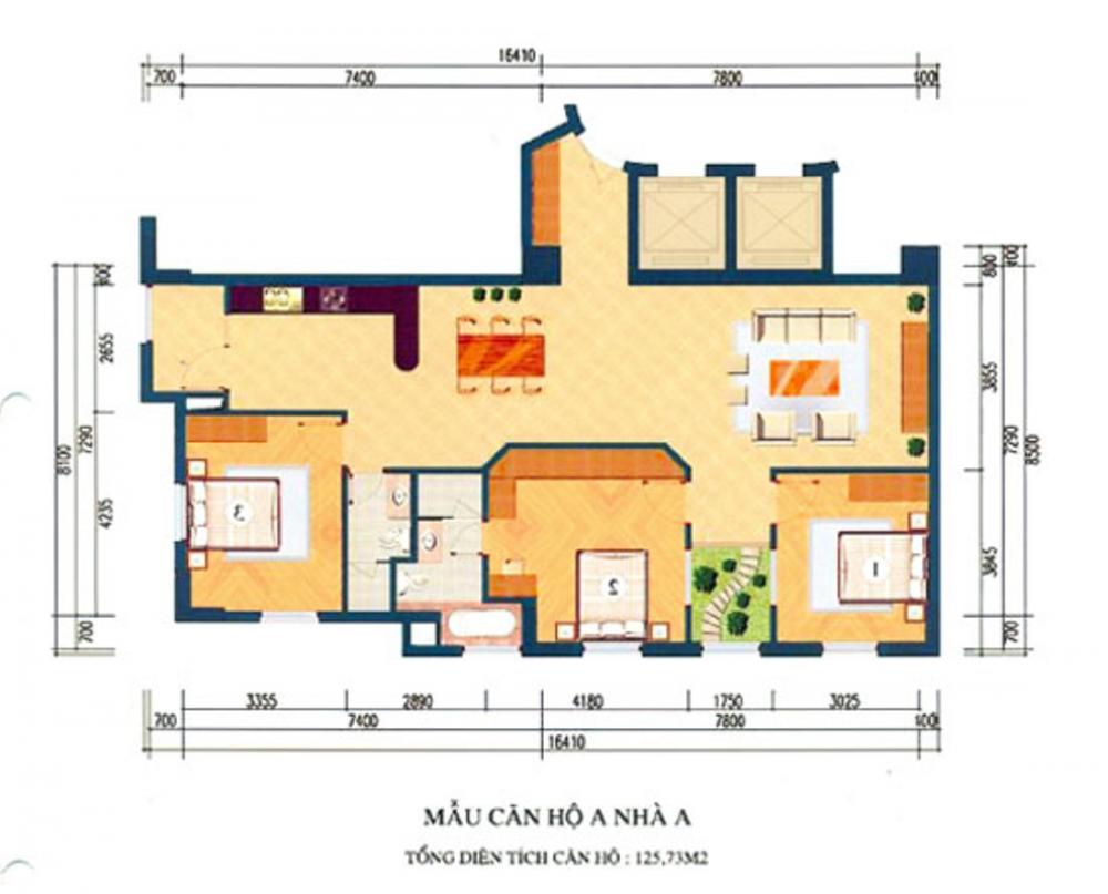 Thiết kế căn hộ A-A