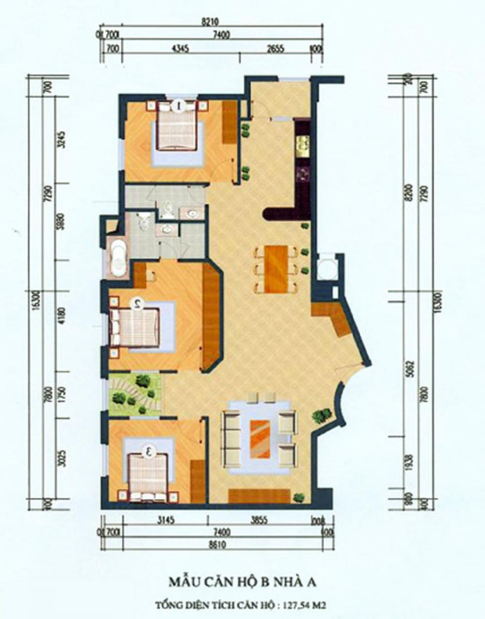 Thiết kế căn hộ B-A