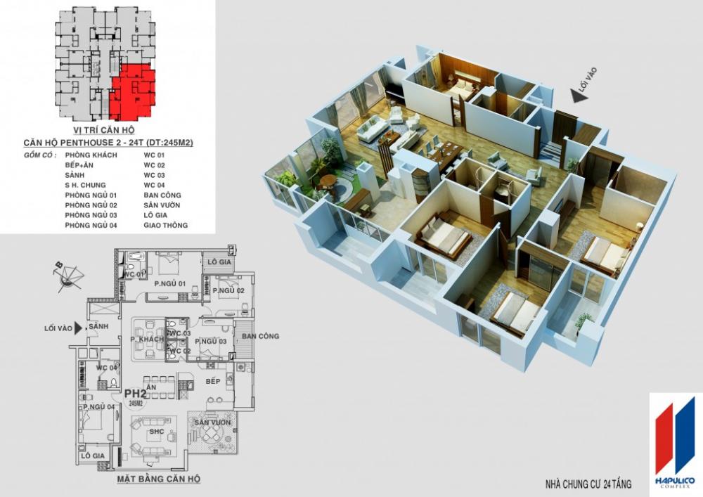 Thiết kế căn Penthouse 2