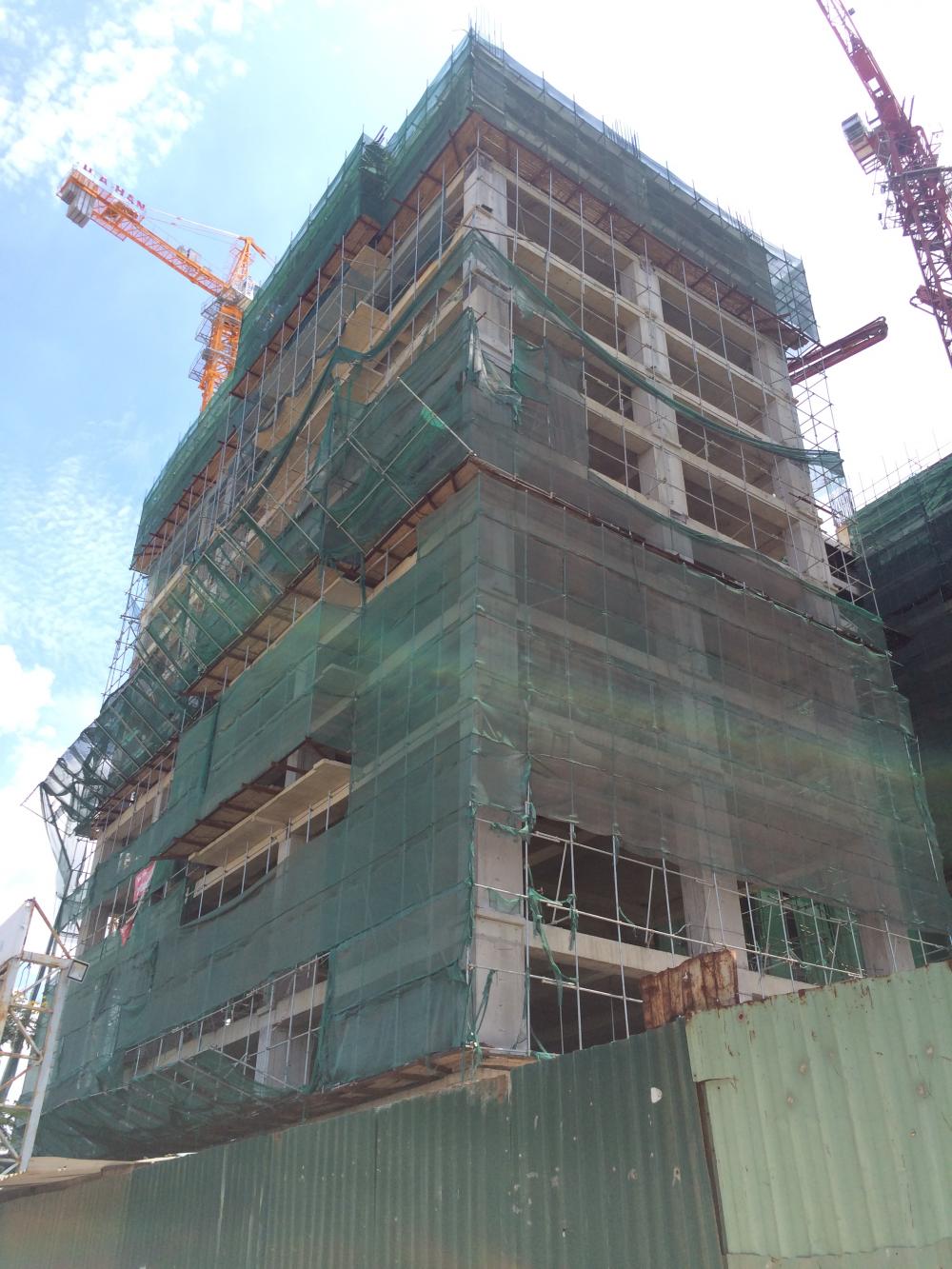 Dự án tiếp tục thi công tầng 13