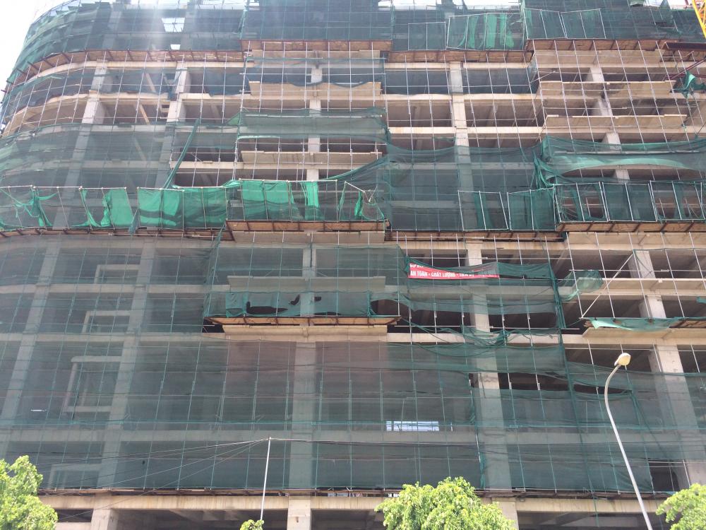 Dự án tiếp tục thi công tầng 13