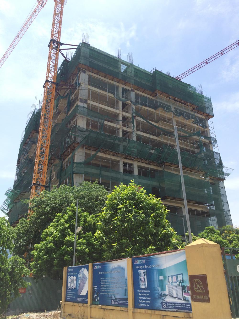 Dự án tiếp tục thi công tầng 13