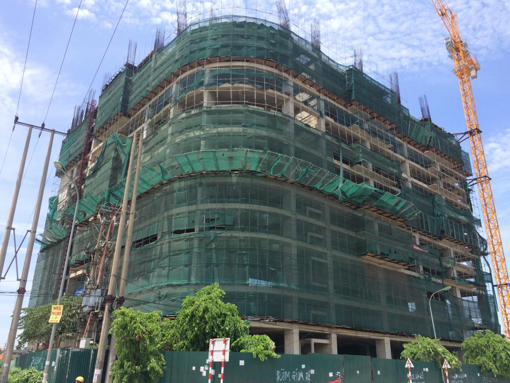 Dự án tiếp tục thi công tầng 13