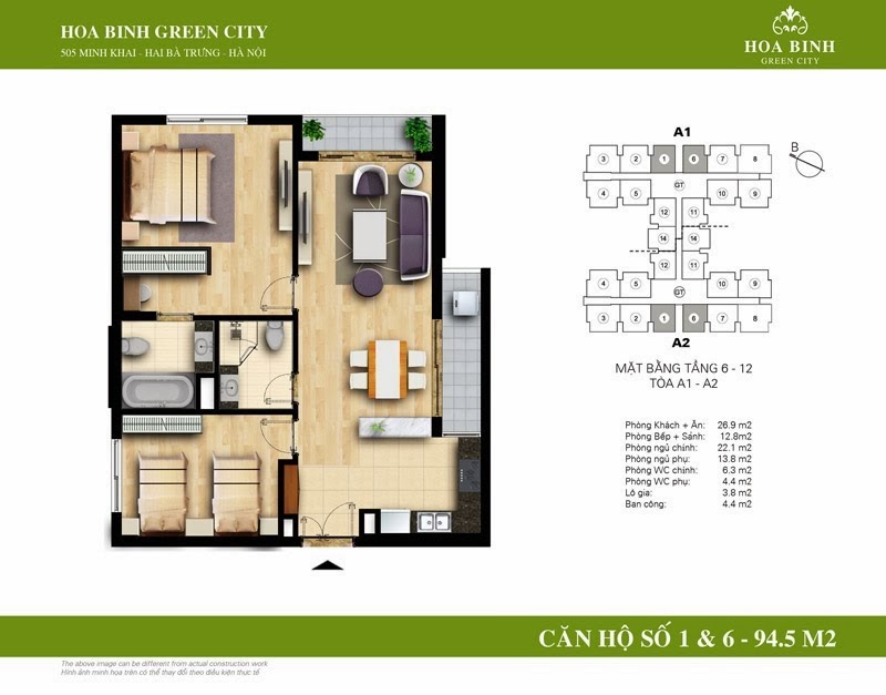Thiết kế căn hộ 01, 06