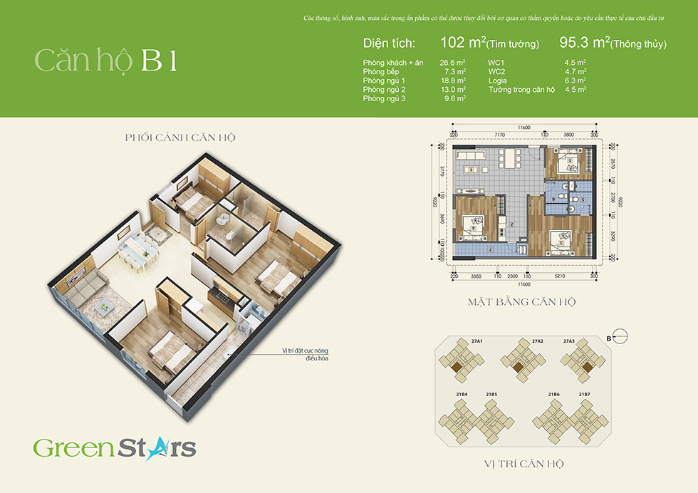 Thiết kế căn hộ B1