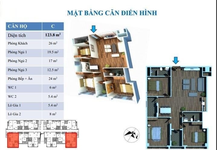Thiết kế căn hộ C