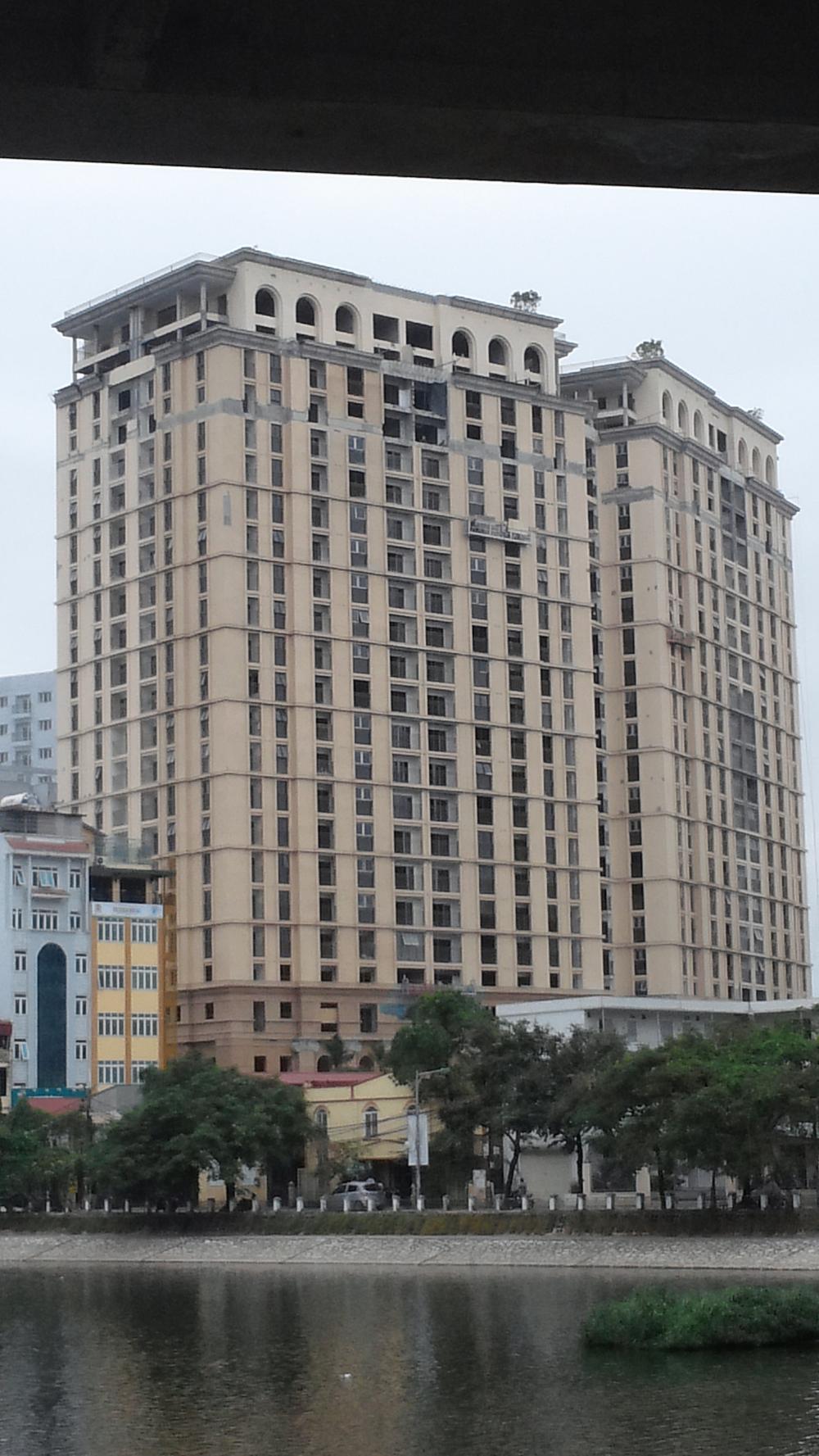 Dự án đang hoàn thiện mặt ngoài