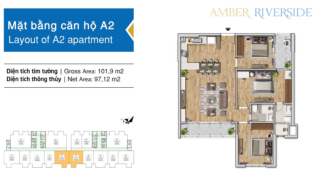 Thiết kế căn hộ A2