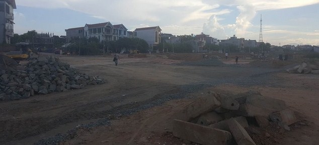 Dự án đang thi công hạ tầng