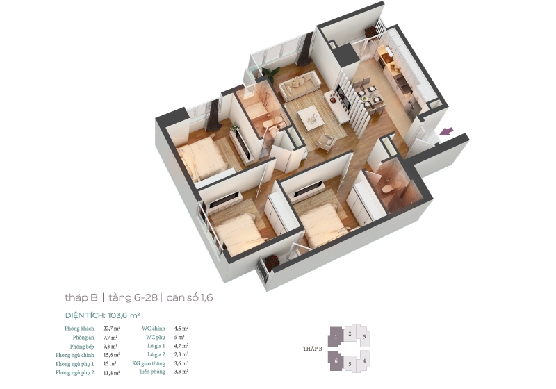 Thiết kế căn hộ 06