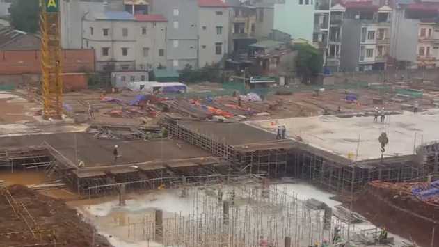 Dự án đang thi công móng