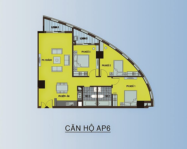 Thiết kế căn hộ AP6