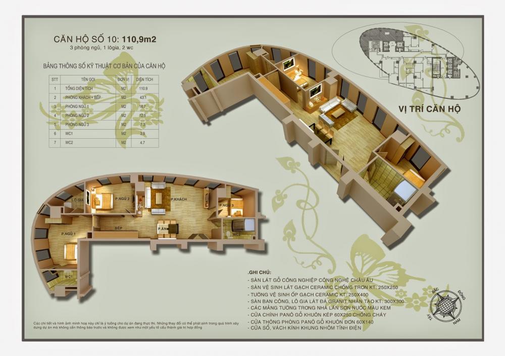 Thiết kế căn hộ AP10