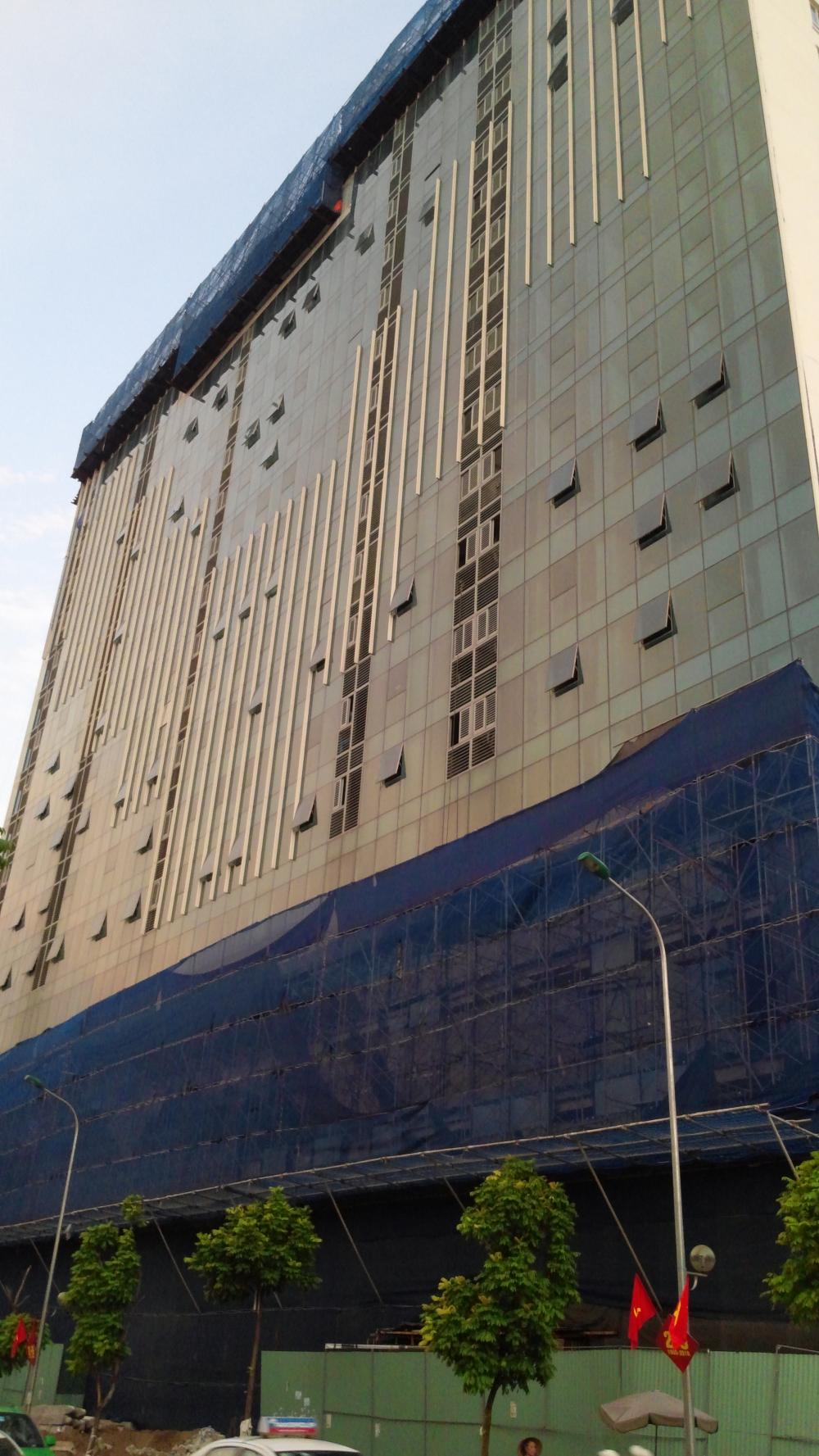 Dự án đang hoàn thiện mặt ngoài