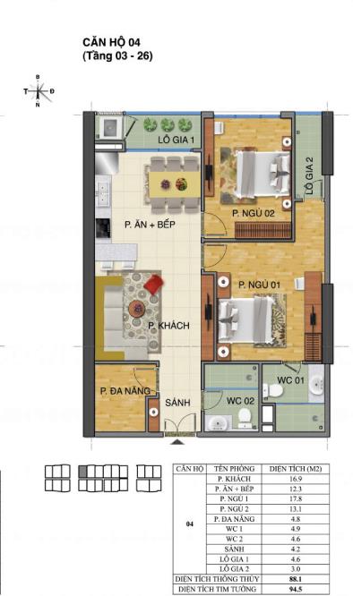 Thiết kế căn hộ 04