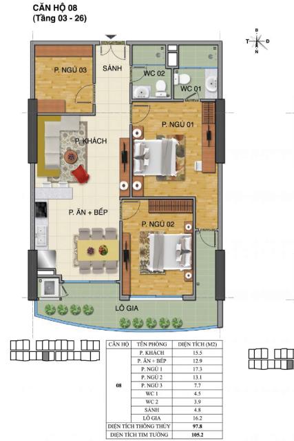 Thiết kế căn hộ 08