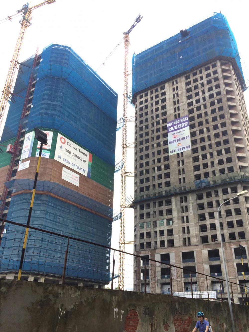 Dự án đã cất nóc