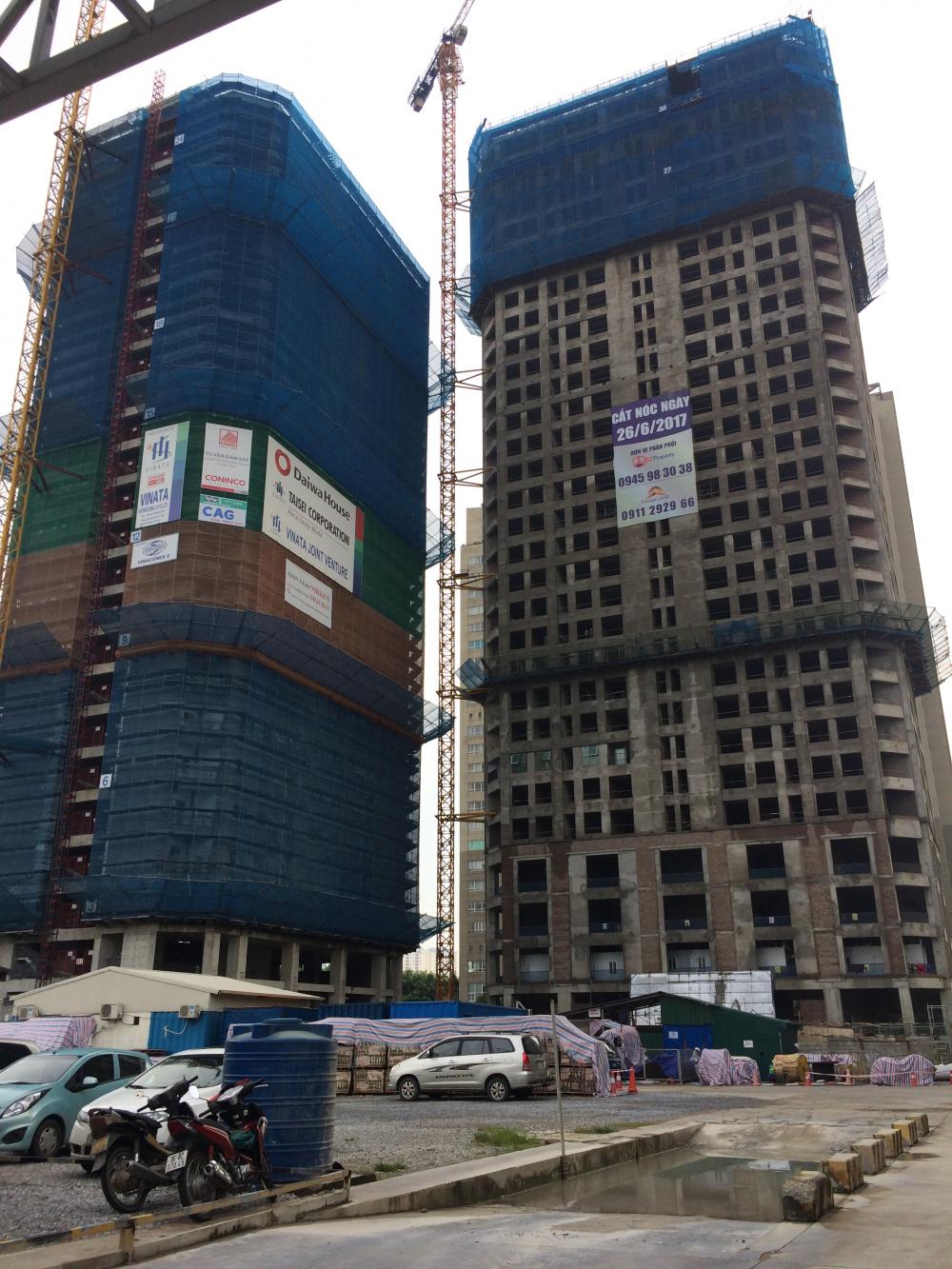 Dự án đã cất nóc