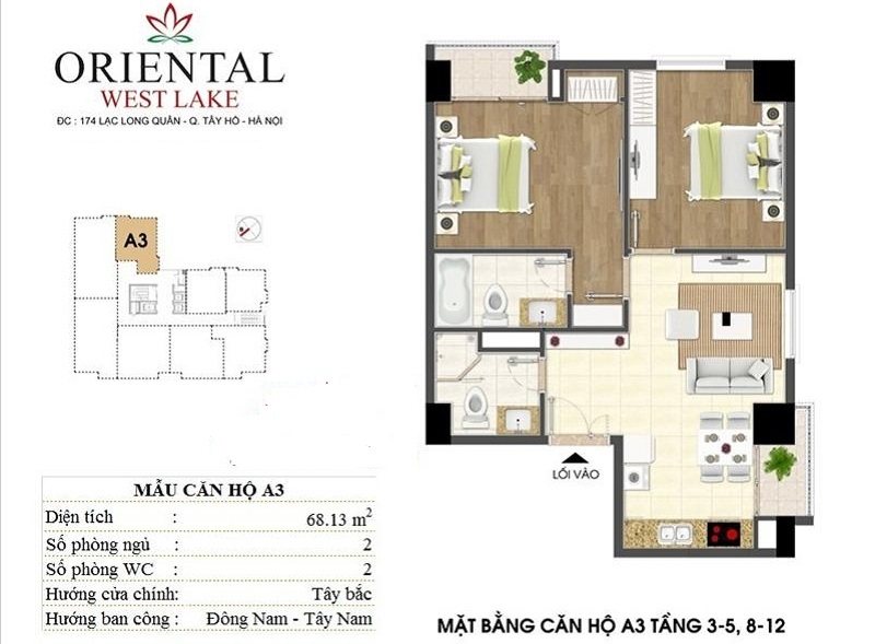 Thiết kế căn hộ A3