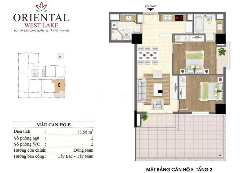 Thiết kế căn hộ E