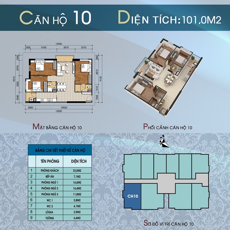 Thiết kế căn hộ 10