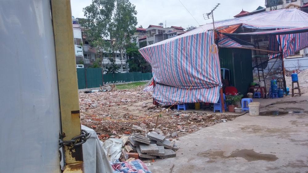 Dự án sắp thi công mặt bằng