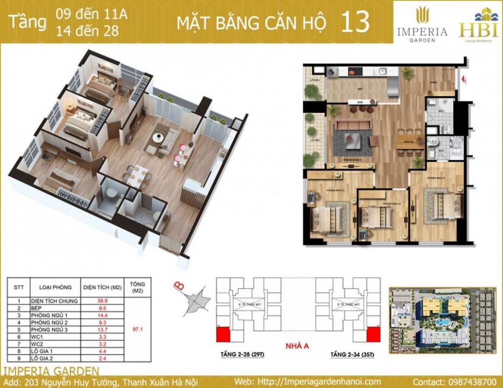 Thiết kế căn hộ 13