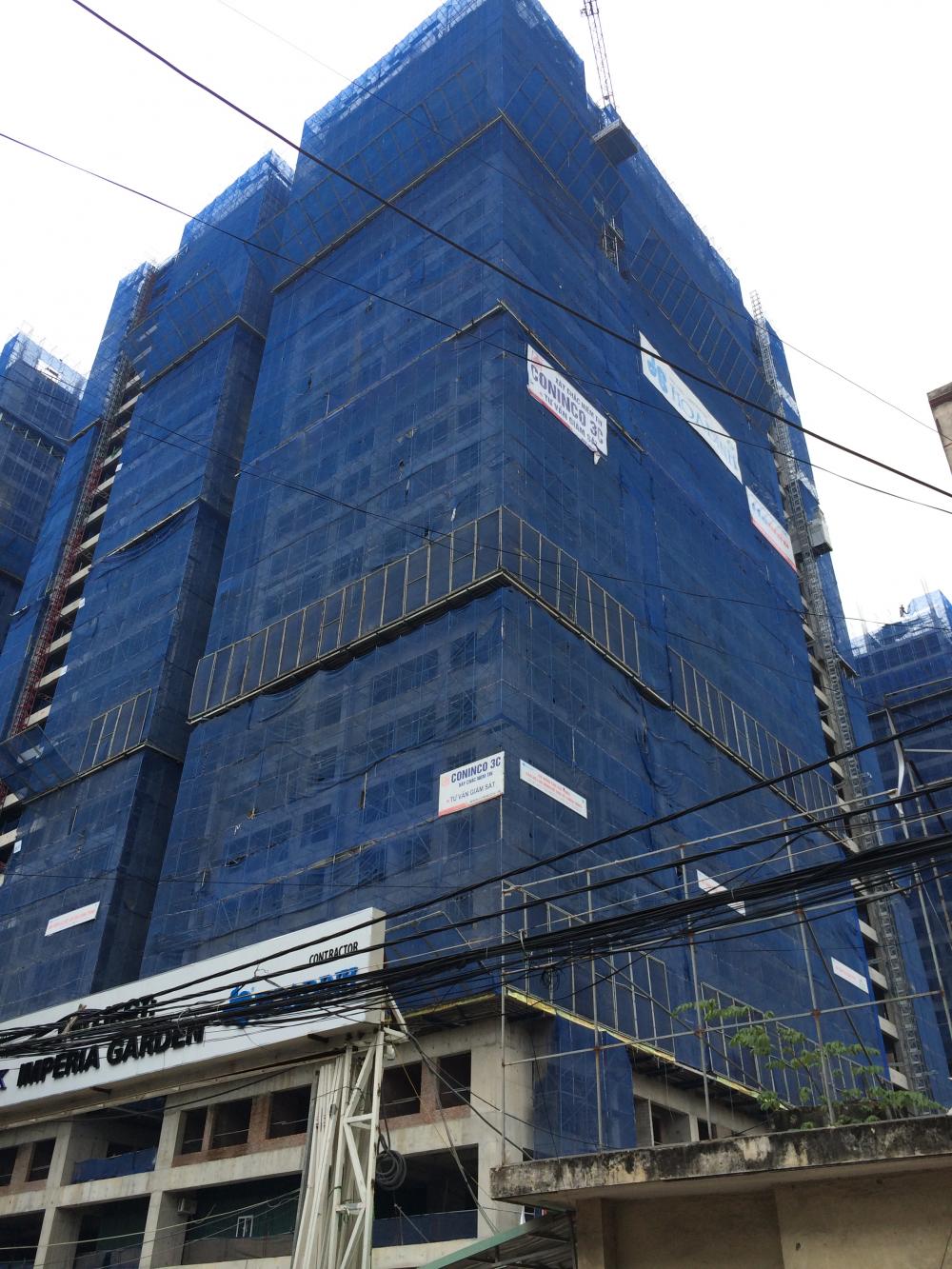 Dự án đang thi công tới mặt sàn tầng 28