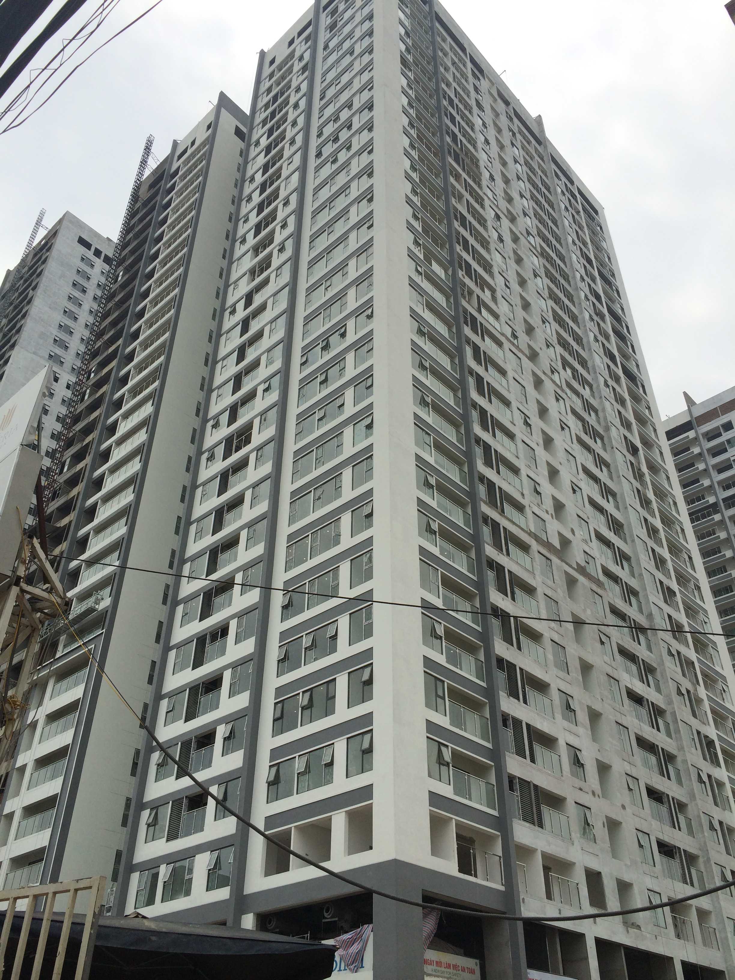 Dự án đang sơn và hoàn thiện những hạng mục cuối cùng