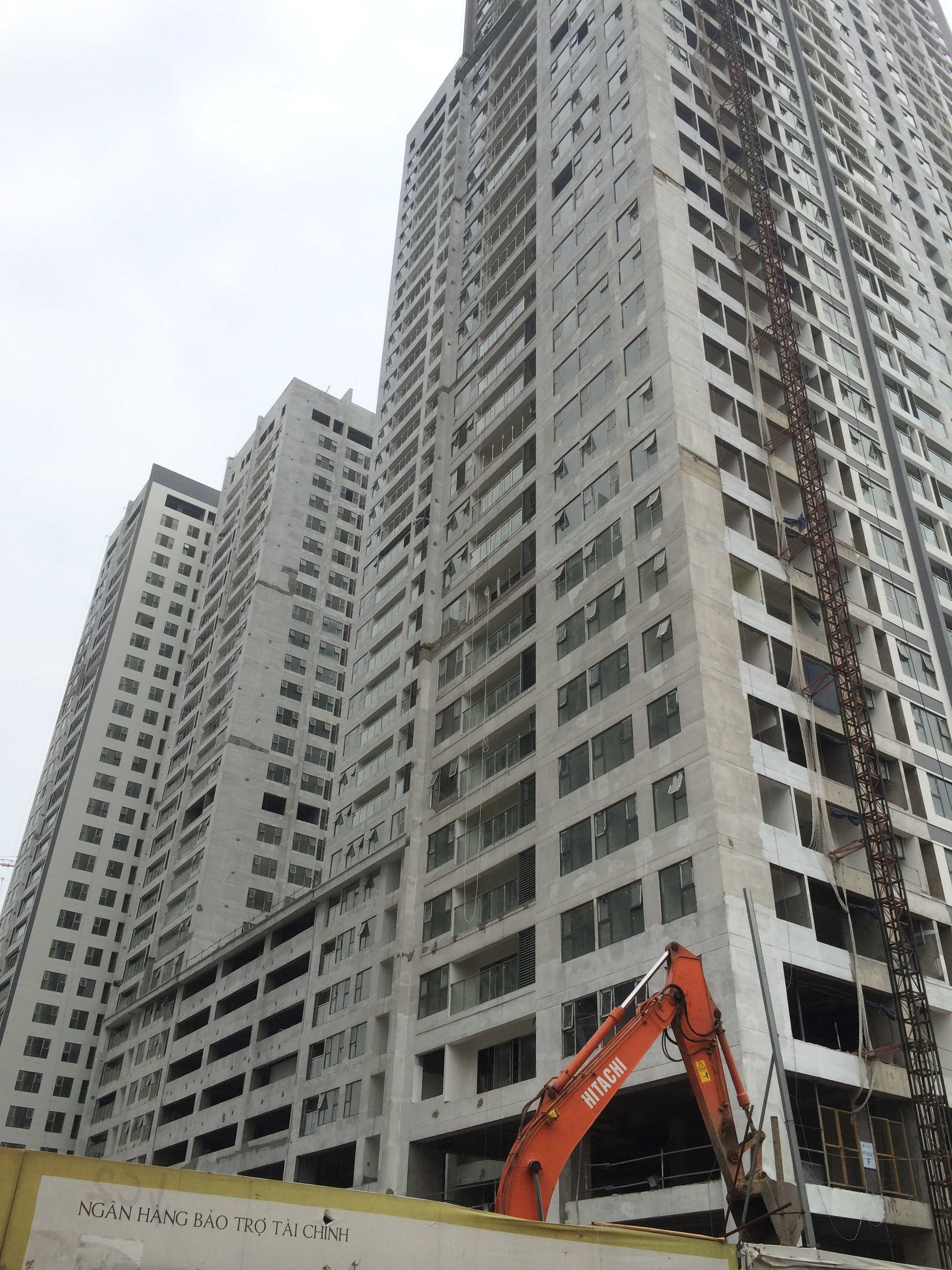 Dự án đang sơn và hoàn thiện những hạng mục cuối cùng