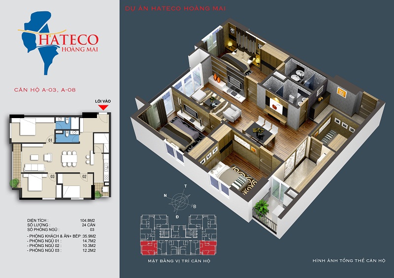 Thiết kế căn hộ A-03