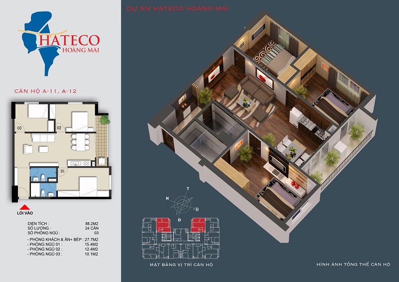 Thiết kế căn hộ A-12