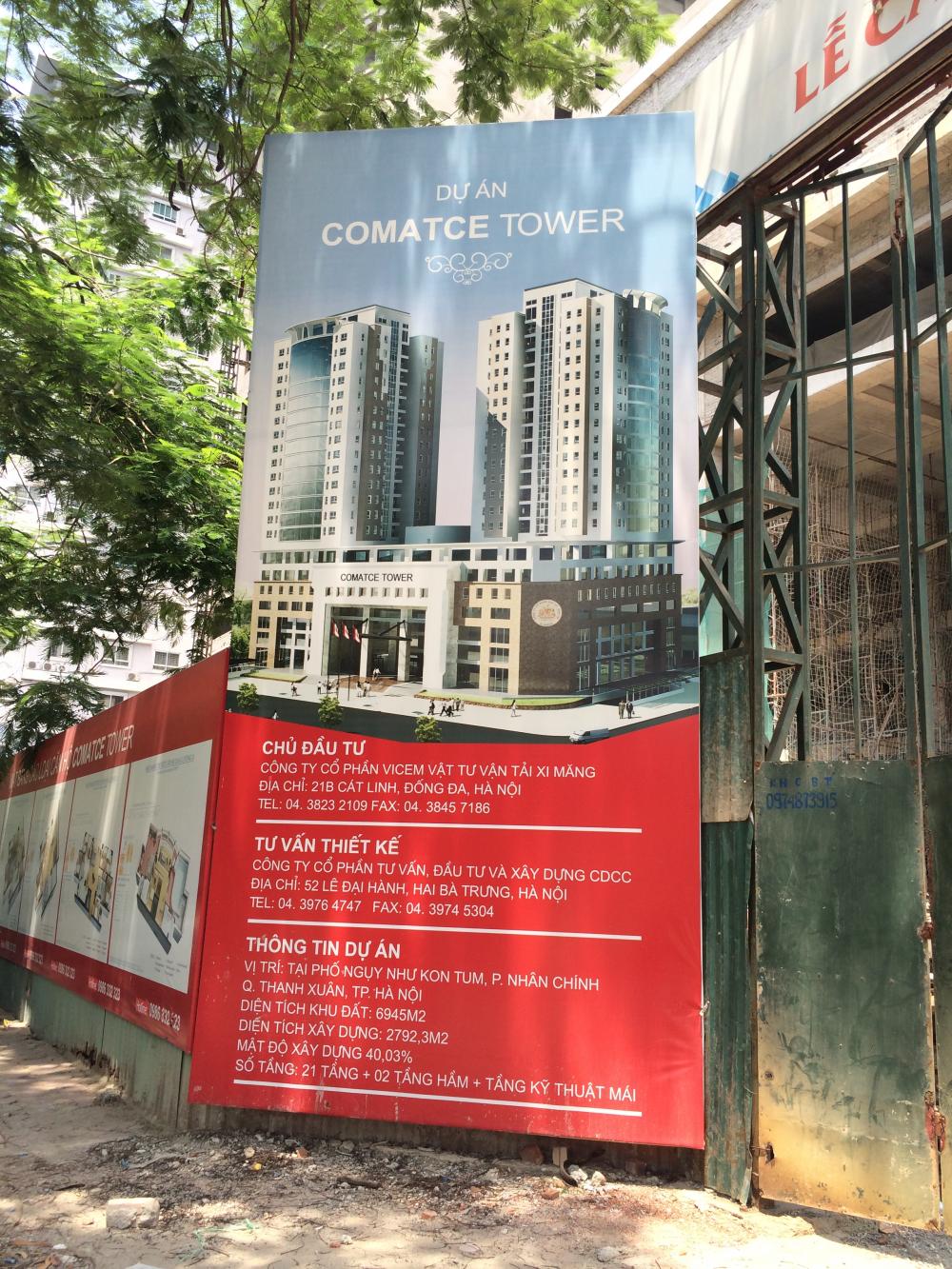 Dự án đã cất nóc