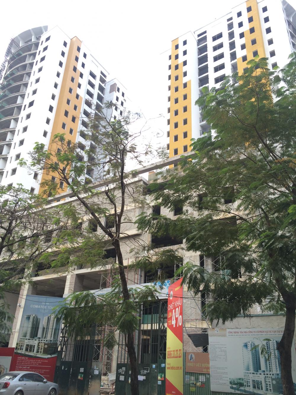 Dự án đã hoàn thiện, đang sơn mặt ngoài